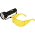 YATO Elemes UV zseblámpa + szemüveg (3xAA) (YT-08581)