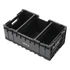 YATO Toolbox Nyitott szerszámosláda moduláris 2 rekesszel, 2 füllel 576x359x237mm (YT-09168)