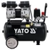 YATO Kompresszor, csendes, olajmentes, 24l, 8bar, IPX0, 750W/230V