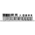 YATO E-torx dugókulcs készlet 9 részes, 1/4-3/8
